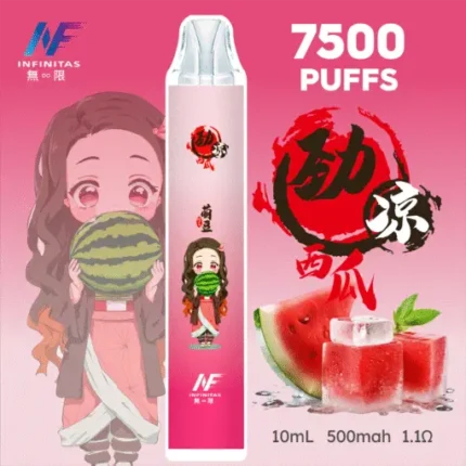 INF無限&鬼滅之刃聯名版抛棄式7500口